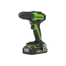 Аккумуляторная дрель-шуруповерт GreenWorks GD24DD35K2 3704007UA