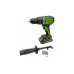 Аккумуляторная ударная дрель-шуруповер Greenworks GD24DD140, 24V, 140 Нм, бесщеточная, без АКБ и ЗУ 3707607