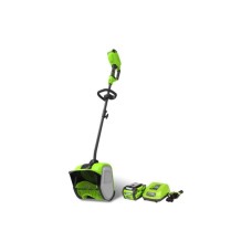 Аккумуляторный снегоуборщик GreenWorks GD40SS, 40V, 30 см, бесщеточный, с 1хАКБ 5 Ач и ЗУ 2600807UG