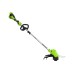 Триммер аккумуляторный GreenWorks GD40LT, 40V, 38 см, с 1хАКБ 4 Ач и ЗУ () 2112207USB4