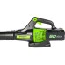 Бесщеточный аккумуляторный воздуходув GreenWorks GD60ABK2, 60V 2401307UB