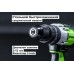 Дрель-шуруповерт ударная GreenWorks GD24DD60, 24V, б/щет, 0-450/0-1700 об/мин, 30/60Нм, 1x2Ач, ЗУ, кор 3704107VUA