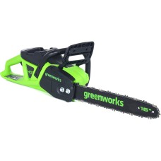 Цепная аккумуляторная пила GreenWorks GD40CS20X 40V, 40 см, 2000 Вт, бесщеточная, c 1хАКБ 4 Ач И ЗУ 2008807USB4