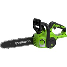 Цепная пила аккумуляторная GreenWorks G24CS25 24V, 25см, c 1хАКБ 2Ач c USBи ЗУ 2007707USB2