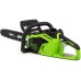 Цепная пила аккумуляторная GreenWorks GD40CS18 40V, 40 см, бесщеточная, до 1.8 КВт, с 1хАКБ 4Ач c USB и ЗУ 2005807USB4