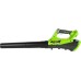 Воздуходув аккумуляторный GreenWorks G40AB 40V, с 1хАКБ 4 Ач c USB и ЗУ 2400807USB4